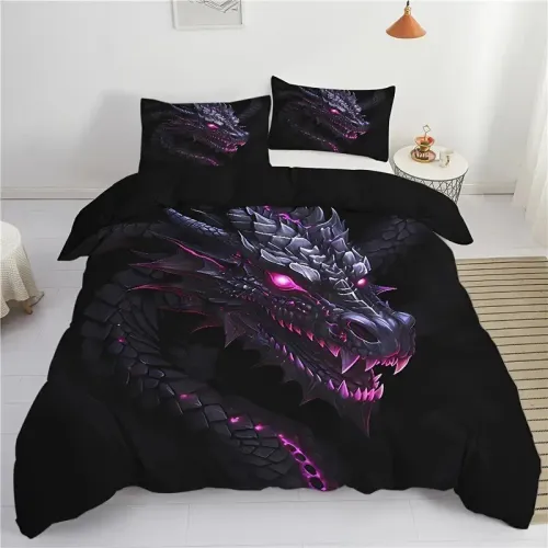 3D Dragon Bed Set