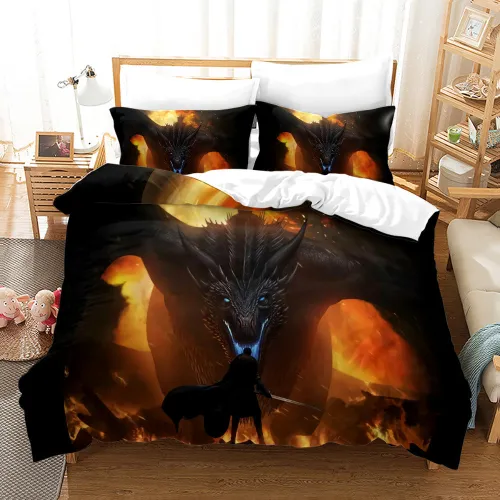Scary Dragon Bed Set