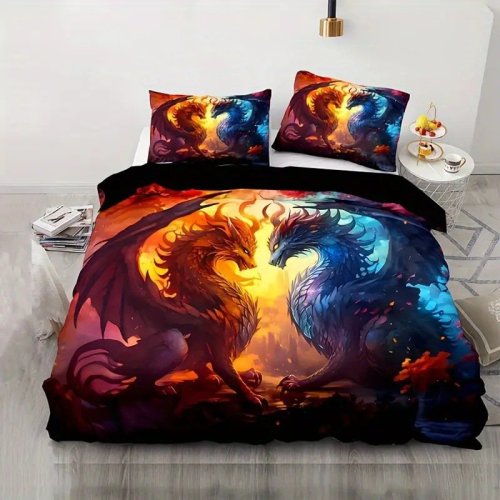 Dragon Couples Bed Set