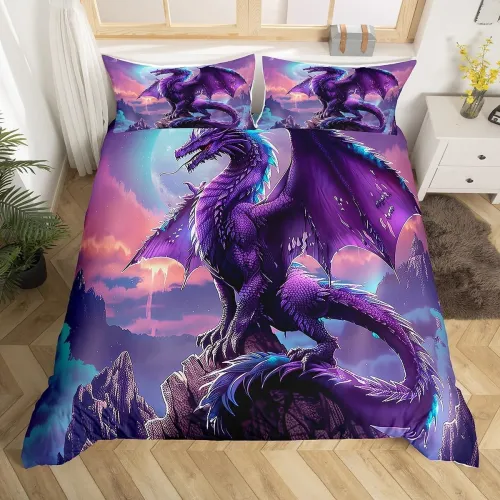3D Dragon Bed Set