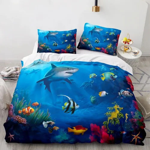 Underwater World Shark Bed Set