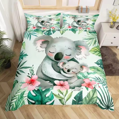 Mom And Kid Koala Bed Set