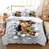 Funny 3D Giraffe Bed Set
