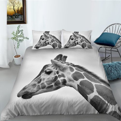 3D Giraffe Bed Set