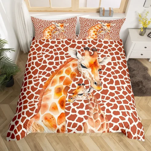 Giraffe Pattern Bed Set