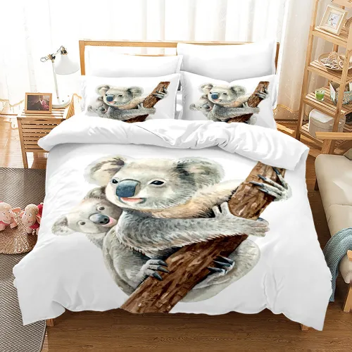 Mom And Kid Koala Bed Set