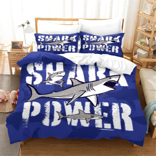 Shark Power Print Bed Set