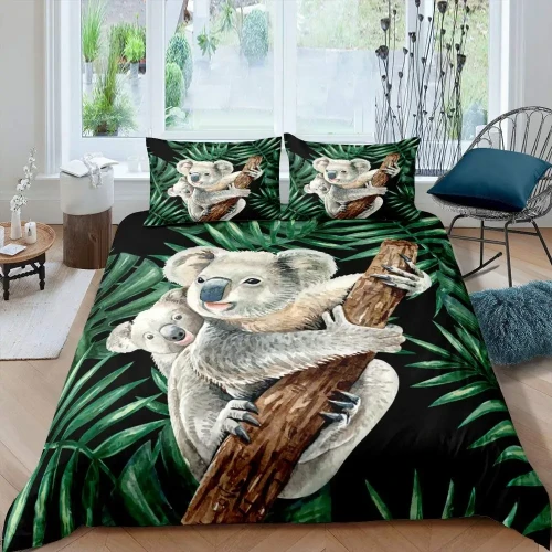 Mom And Kid Koala Bed Set