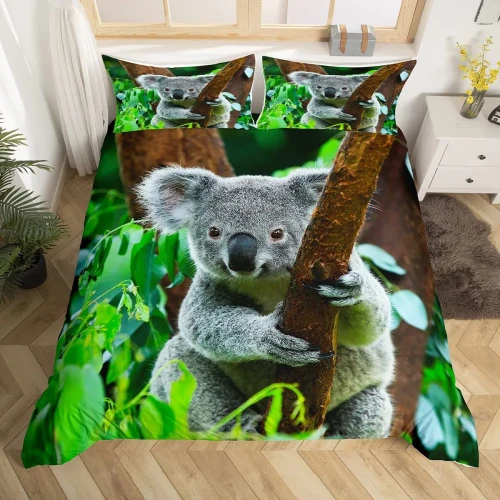 Wild Koala Bed Set