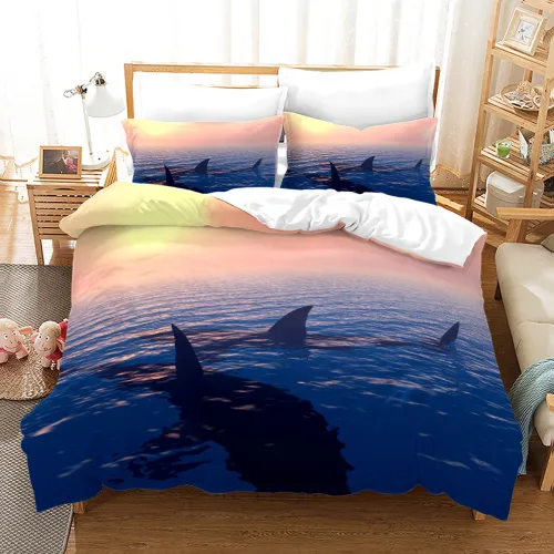 Shark Pattern Bedding Set