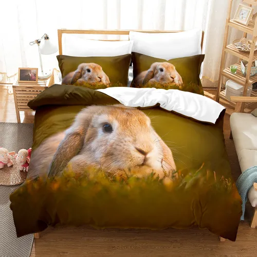 Cute Bunny Bed Set