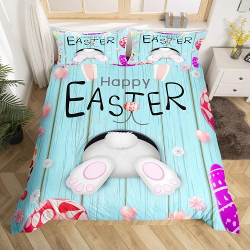 Happy Easter Day Print Bed Set