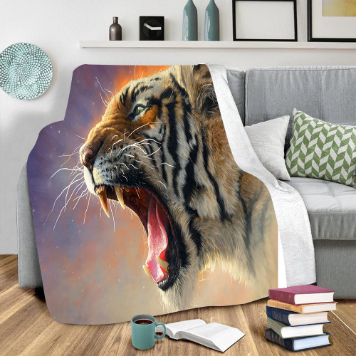 Roaring Tiger Blanket