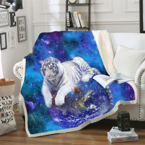 Galaxy Baby Tiger Blanket