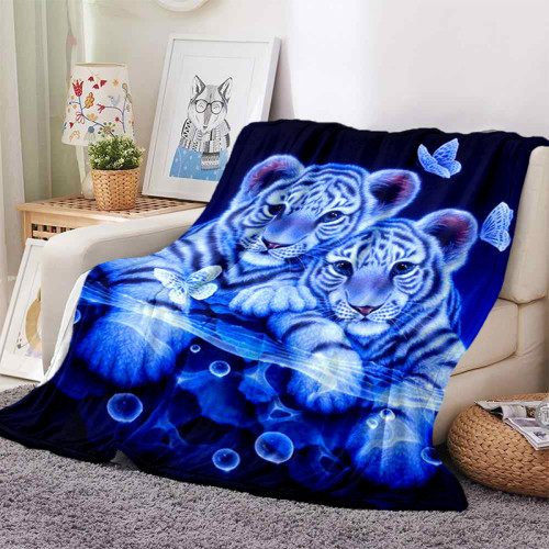 Baby Tigers Print Blanket