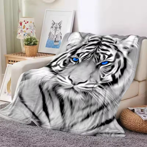 Animal Tiger Print Blanket