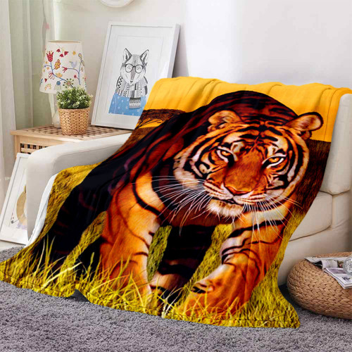 Bengal Tiger Print Blanket