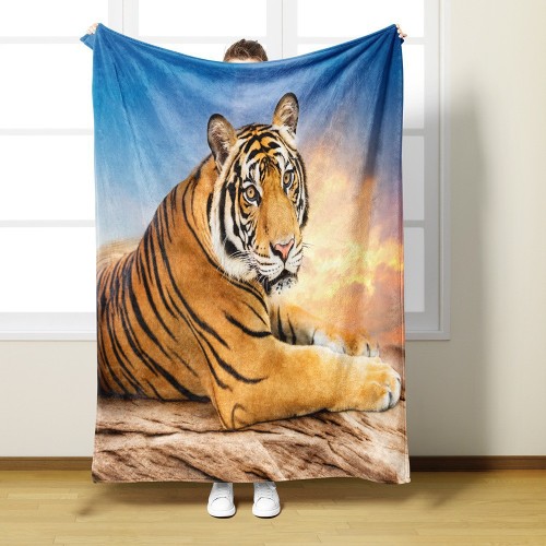 Bengal Tiger Printed Blanket