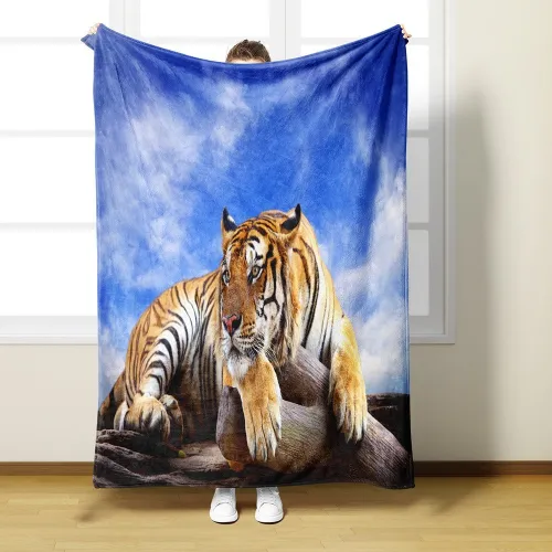 Resting Tiger Blanket