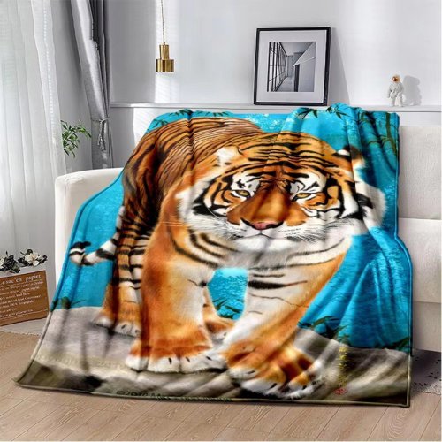 Tiger Throw Blanket