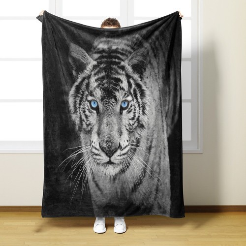 Giant Tiger Pattern Blanket