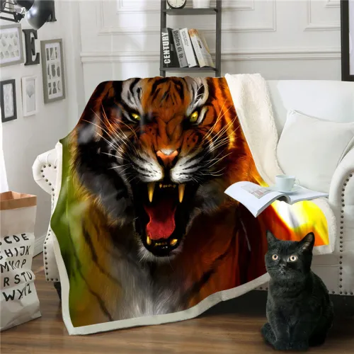 Fierce Tiger Blanket