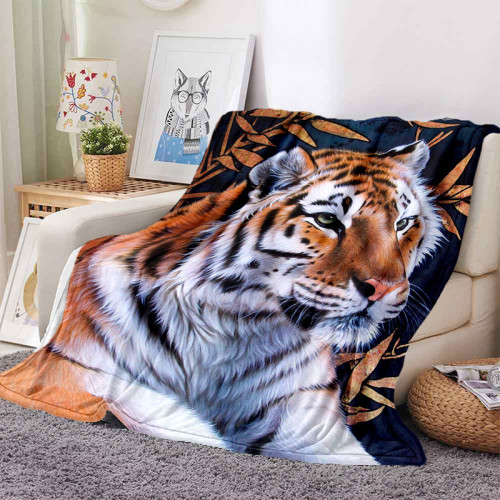 Tiger Printed Blanket