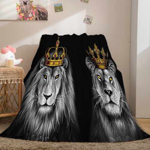 Lion King Queen Flannel Blanket