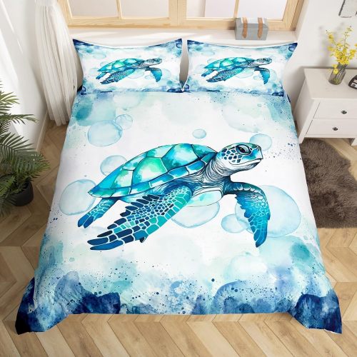 Turtle Print Bed Set
