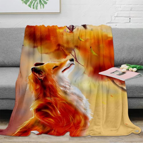 Pretty Fox Blanket