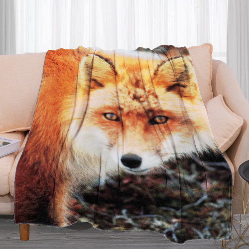 Fox Print Blanket