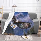 Flying Eagle Throw Blanket