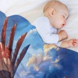 Bald Eagle Flying Blanket