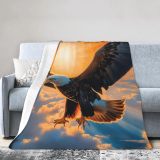 Bald Eagle Flannel Blanket