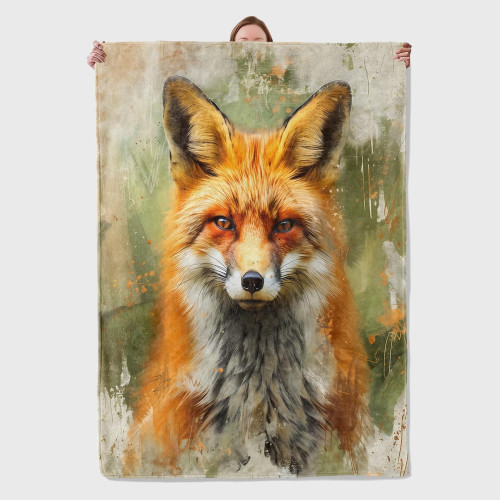 Fox Fleece Blanket