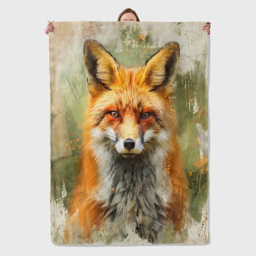 Fox Fleece Blanket