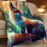 Kids Fox Plush Blanket