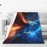 Fire Eagle Print Blanket