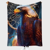 Bald Eagle Dreamcatcher Blanket