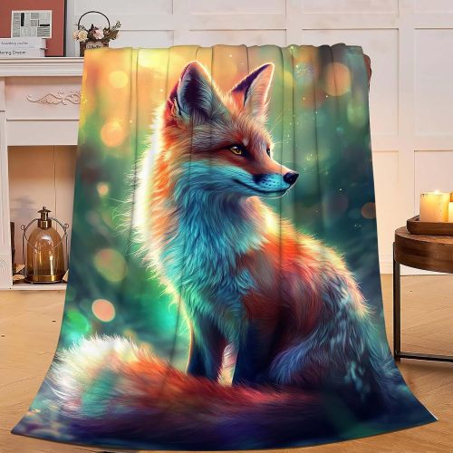 Kids Fox Plush Blanket