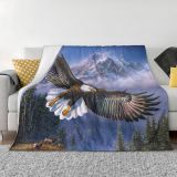 Flying Eagle Throw Blanket