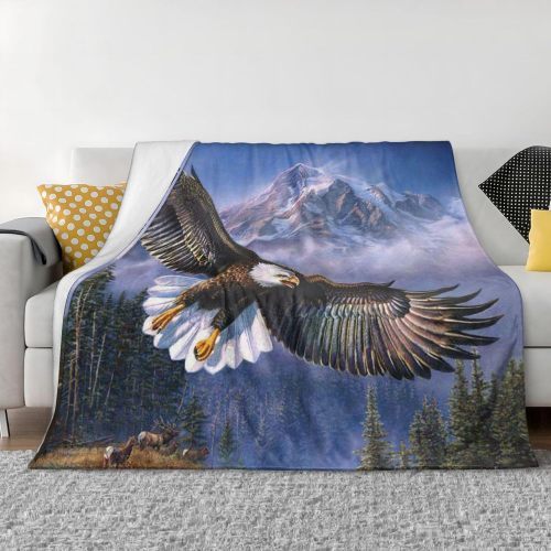 Flying Eagle Throw Blanket