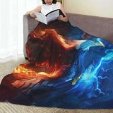 Fire Eagle Print Blanket