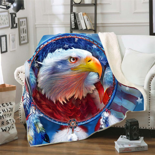 Dreamcatcher Eagle Blanket