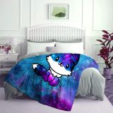Girls Boys Fox Print Blanket