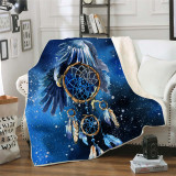 Dreamcatcher Eagle Print Blanket