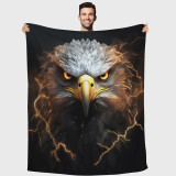 Lightning Eagle Throw Blanket