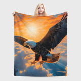 Bald Eagle Flannel Blanket