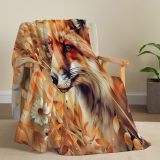 Animal Fox Print Blanket