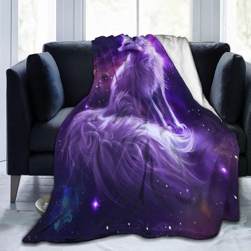 Galaxy Fox Plush Blanket